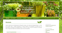 Desktop Screenshot of kleingaertner-zwickau.de