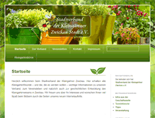 Tablet Screenshot of kleingaertner-zwickau.de